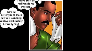 Savita Bhabhi Special Trainer Fuck - Hot Indian Yoga Gym Sex with Big Nipples Housewife