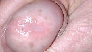 I piss and cum with many pantings, spasms and dirty words