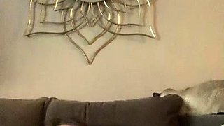 Chubby Brunette Big Boobs Dildo Masturbation