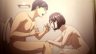 Anime hentai, big tits, fellatio