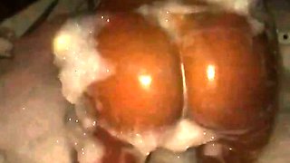 Fabulous softcore solo shower tease