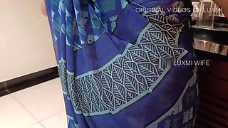 Step Son Fucking Step Mom in Blue Saree - Part 1
