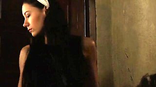 Violette's dildo action