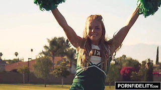 PORNFIDELITY Slutty Head Cheerleader Nicole Clitman Creampie