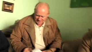 Horny brunette with big boobs sucking cock and riding