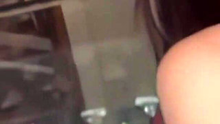 Big Tit Teen Honey Takes on Two Stiff Cocks