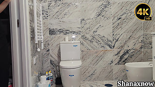 4K Toilet Fetish Ass Worship Spreading Spanking Open for You