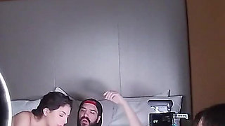 19 Year Old Latina with Perfect Tits Gets Bent Over Bts