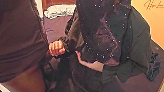 Hijab Office Co-Worker Fucked Hard Doggy Style At Her House - Big Ass Arab MILF