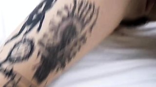 ShesNew Amateur brunette girlfriend POV blowjob handjob