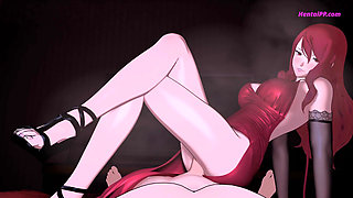 The Love Hotel Saw Everything - Mitsuru on Her Knees, on Her Back, Full.