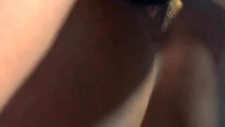 Masturbating Her Juicy Pussy with a Big Thrusting Cock Before He Eat Her Pussy Well