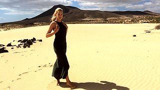 Blonde Teen Orgy in the beach