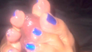 Late Night Crystal Blue Toejob