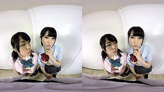 Big Butt Secret Schoolgirl Threesome; Jav Pov
