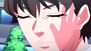 Momoka and Kanade take turns sucking boys cock before sex