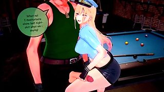 Hentai chick enjoys anal sex at the gym