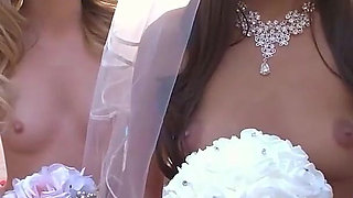 Exciting Foursome on the Wedding with Gianna Dior, Kristen Scott and Jade Kush