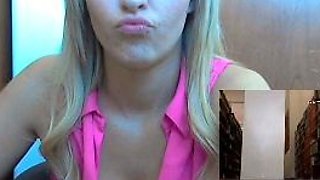 Blonde teen Sierras first erotic masturbation video