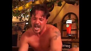 Seductive Bartender Blowjob and Doggystyle Public Sex with Blonde Gloria Garett