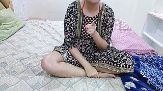 My Younger Stepbrother Was Alone In The Room, I Also Went Room And Massage My Body Pussy But My Stepbrother