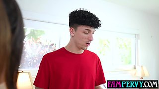 Big boobs Latina MILF fucks step nephew