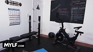 Cheating on Wife with French Busty Gym Babe Trey Haze