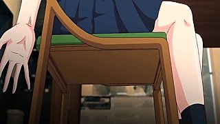 Hentai chick enjoys anal sex at the gym
