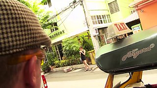 Thai teen picked up for rough threesome