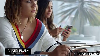 VIXENPLUS Maitland Ward teaches her students are dark lesson