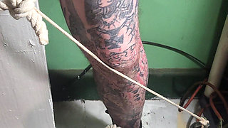 Unholy Crucifix Ballbusting