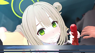 Blue Archive - Top Student Nonomi Pleases Sensei - 3D Hentai Animations