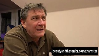 Perky titted teen Sofia gets fucked by old Woody