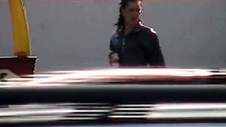 Public amateur fucked outdoors before cumshot