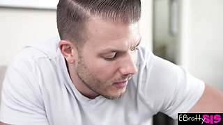 Bratty Sis featuring Codey Steele and Alex Kane's pornstar action