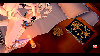 Genshin Impact Hentai Futanari, Barbara and Jean Are Featured in an Intimate Scene Where Barbara Takes the Lead