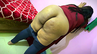 Arab Big Teen BBW Hot Muslim College Girl Get Ready to Going to College but She Was Supper Horny and Want Fuck From Stepdad