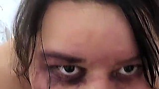 I Suck My Owner's Cock and Balls Until I Extract His Cum, at My Stepbrother's House