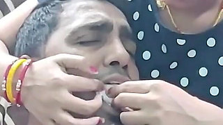 Husband Gagged with Femdom Bondage by Pregnant Indian Wife