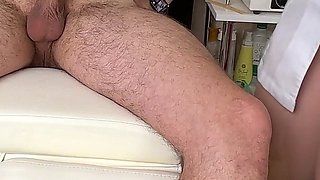 Dick to Get Hard on Sexy Nurse in Pantyhose During a Medical