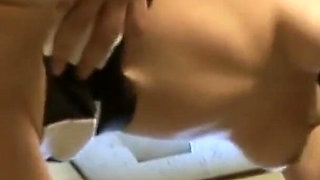 Hot brunette Courtney James gets fucked by two men