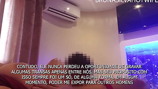 Married Brazilian Woman Being Exposed by Her Husband - Brunasilvahot