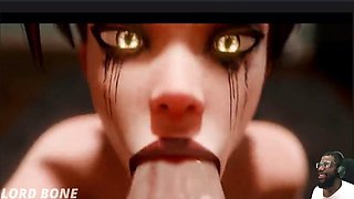 Bald Ass Pussy Ashe Gets Anal Fucked, Thicc Fat Ass Vyse Is Fucked From Behind, Mascara Tracer Sucks Cock