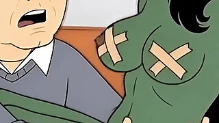 Slut She-hulk Gets Fucked on the First Date. Cartoon