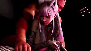 3D Cute Asian Babe Sucks BBC Hardcore - Blowjob & Squirting Orgasm