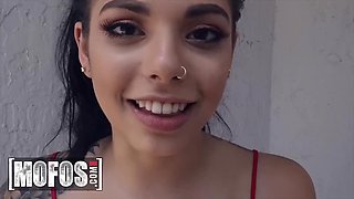 Slutty Gina Valentina Gets Her Pussy Fucked Hard for Tony Rubino's Cash in Public