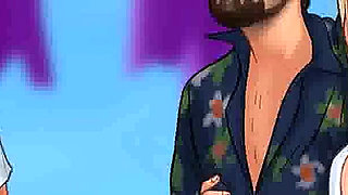 Summertime saga: college boobs competition at the beach ep 204