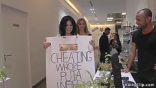 Cheating Whore Disgraced In Public