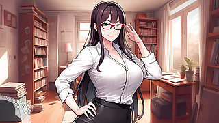 Spanish Anal Hentai JOI - Your private teacher punishes you for failing. Spanish voice.