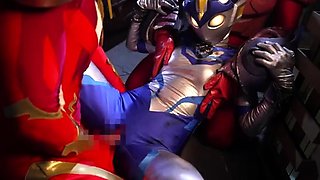 two women fetish latex asslicking and anal mff